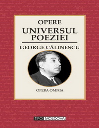 coperta carte universul poeziei de g. calinescu